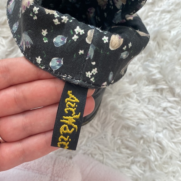 Dr Martens with floral fold over - Picture 4 of 5